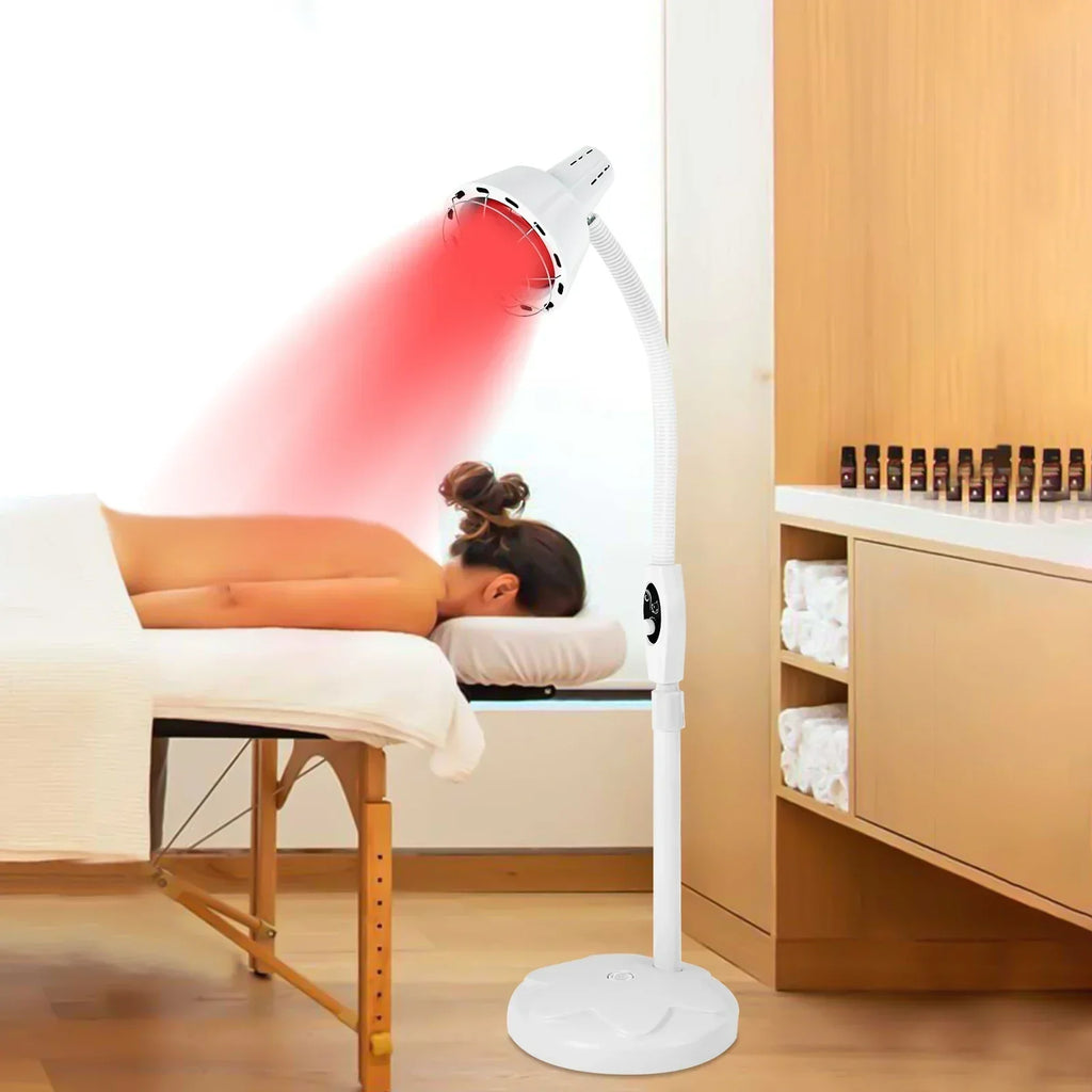 10 Infrared Light Therapy, Near-Infrared Heat Lamp for Pain Relief, Red Floor Lamp Set, Muscle Pain Relief Floor Lamp 275W