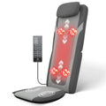 Back Massager for Full Back Pain Relief Deep Tissue Long Track Dual 3D Shiatsu Rollers 3 Height Settings Foldable Massage Chair
