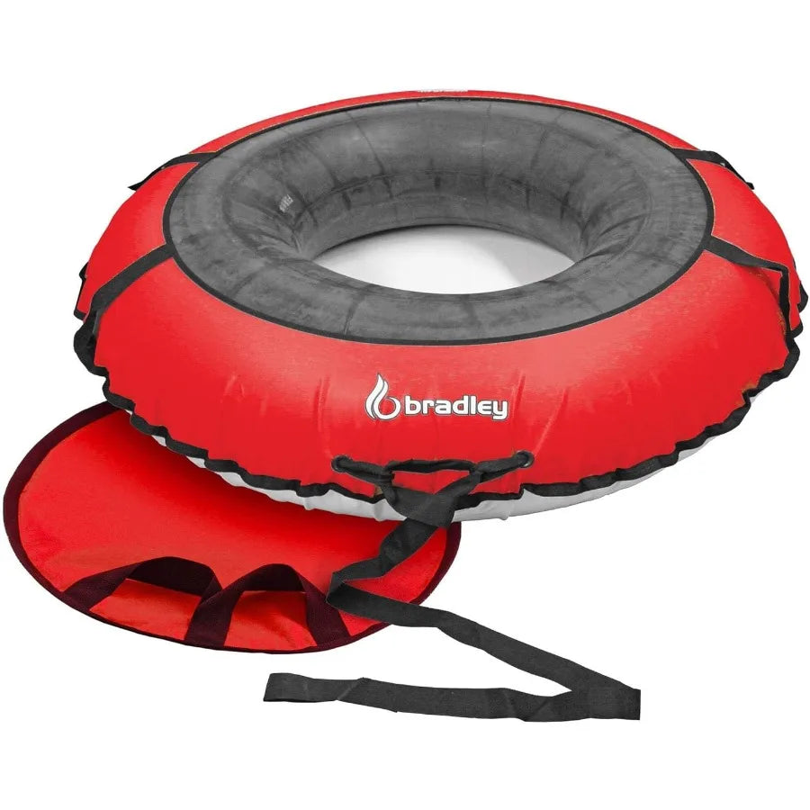 Ultimate Towable Snow Tube Sled with Heavy Duty Cover | Designed for Thrilling Winter Adventures for Durability and Safety on S
