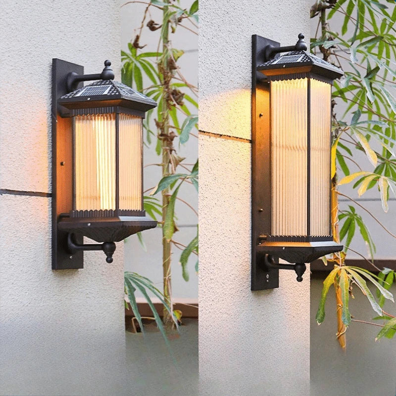 American European Style Hotel Villa Big Outdoor Wall Lamp Modern Waterproof Long LED Wall Sconce For Garden Gate Porch