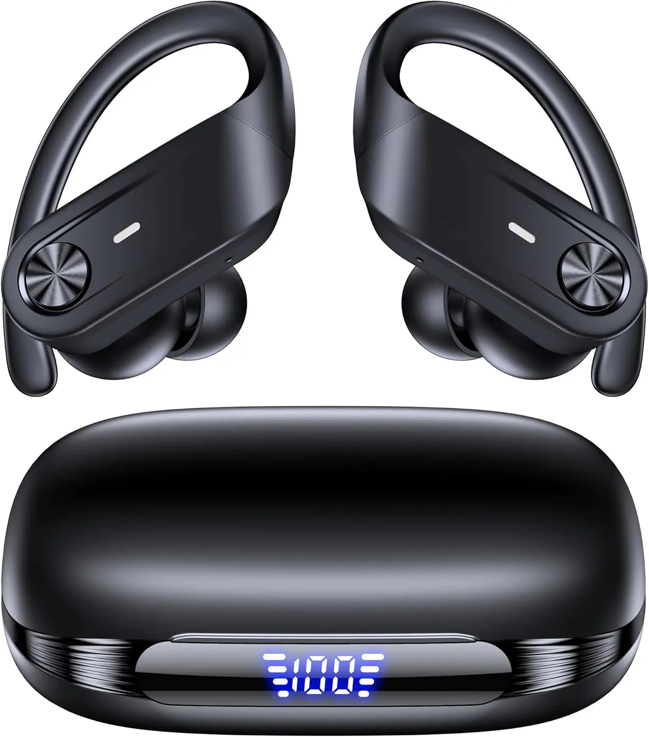 Hybrid ANC Wireless Earbuds, 80H Playtime, Hi-Res Audio, Transparency Mode, IPX7 Waterproof for Sports Travel