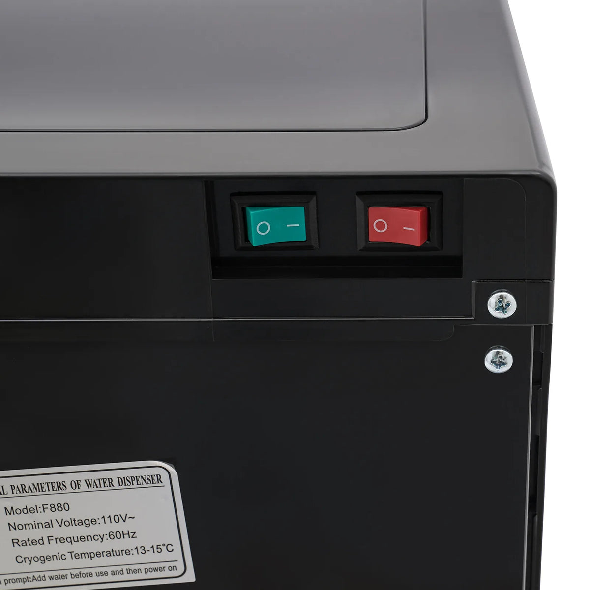 110V 5 Gallon Bottom Load Water Cooler Dispenser Drinking Machine Hot & Cold Water PP 304 Stainless Steel Fo Offices Nurseries