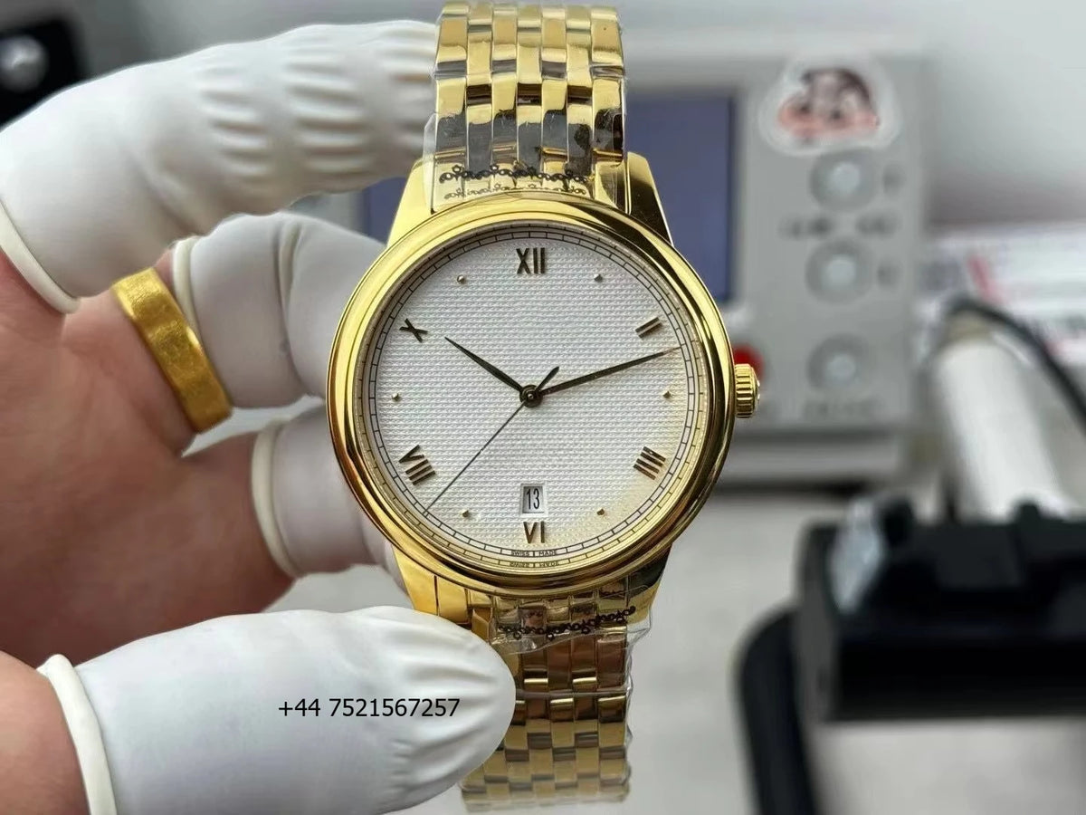 Men's Women's Universal Automatic Mechanical Watch Stainless Steel Water Resistant Diver Antique Calendar Elegant High Quality