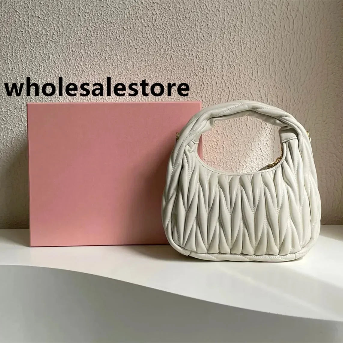 Designer Luxury Purse Women's Handbag Black and White Women's Designer Bag Travel Shoulder Bag Underarm Bag Daily Life