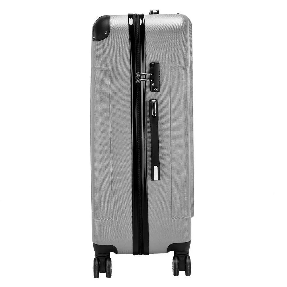 3pcs Luggage Coded Lock Travel Set Bag ABS Trolley Suitcase Deep Organization