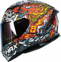 Force Glow-in-The-Dark Aerodynamic Full Face Helmet for Street E-Bikes DOT ECE Certified-Enhanced Dual Visor Adult Size Pinlock