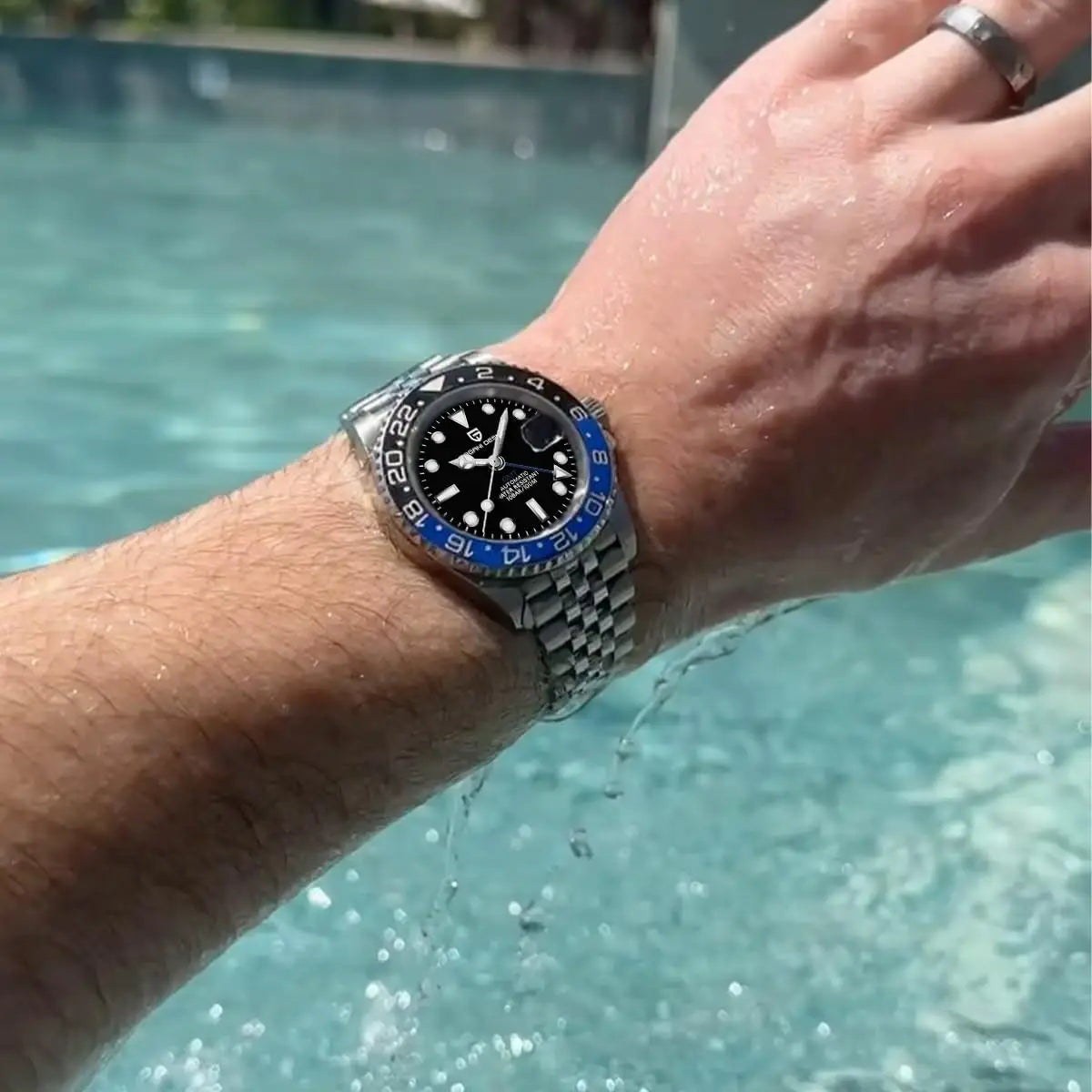 2026 New PAGANI DESIGN Men Mechanical Watch Top Sapphire Glass GMT Watches for Men 100M Waterproof Man Automatic Wristwatch