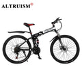 26" Full Suspension Mountain Bike - 21 Speed Shimano Gears, Disc Brakes, Steel Frame MTB