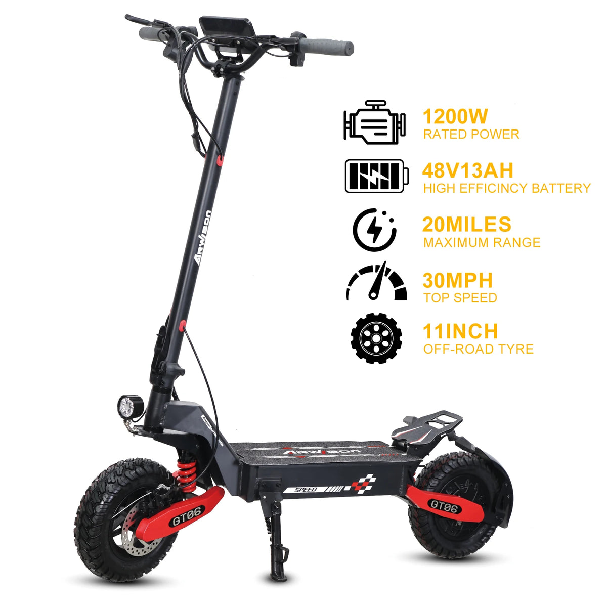 Dual 4000W Motor Electric Scooter for Adults 45MPH Fast E-Scooter 60V 27Ah 11" Off-Road Vacuum Tires 330lbs Heavy Duty