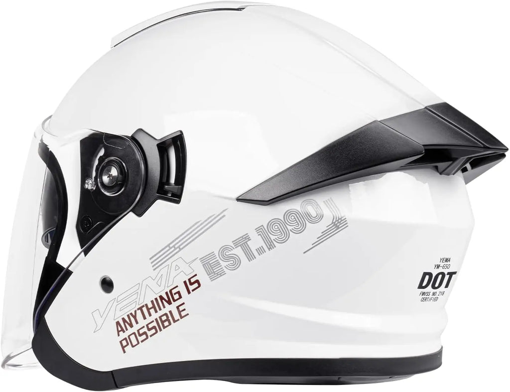 650S Retro Motorcycle Half Helmet Motorbike Riding Anti-collision Safety Helm Capacetes De Moto motorbike full face helmet