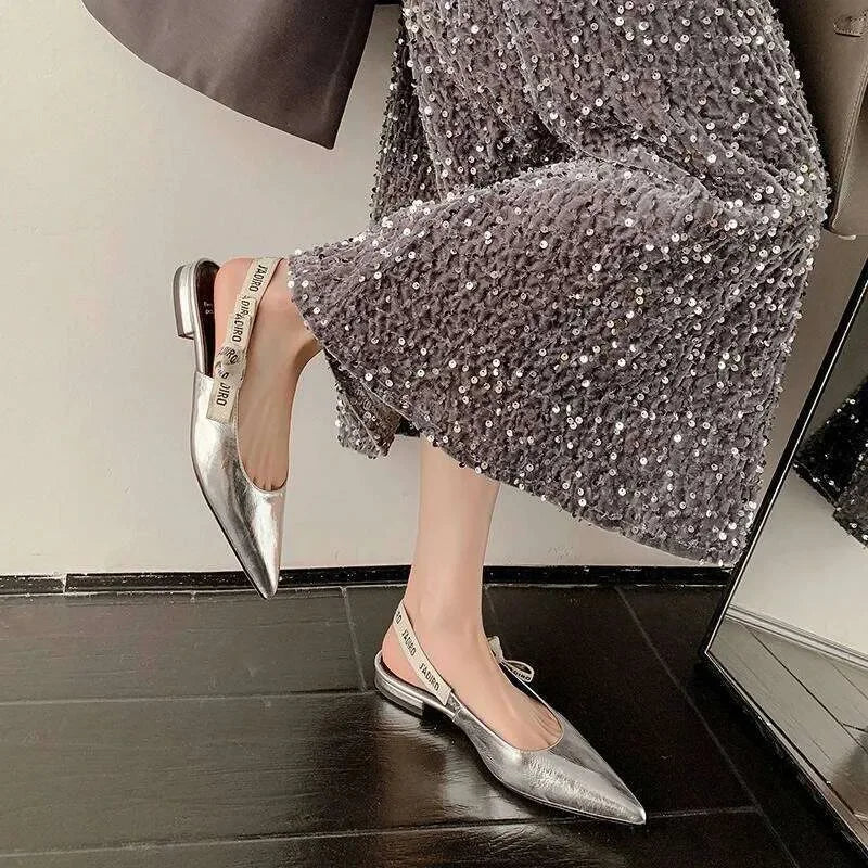 2025 Fashionable Spring New Simple Loafers Outdoor Walking Comfortable Shallow Slip-On Women's Flat Shoes Plus Size
