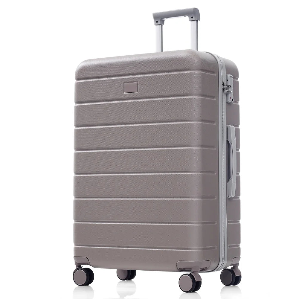 Durable Premium ABS 3 Piece Luggage Set 20/24/28 Inch TSA Lock 360° Spinner Wheels Travel Suitcase for Trip