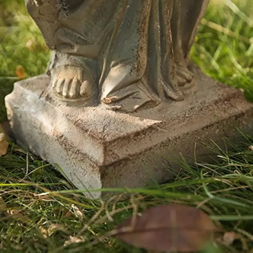 Virgin Mary Garden Statue Outdoor H31” Blessed Catholic Saint Mother of God Large Holy Madonna Resin Religious Sculpture Yard Ou