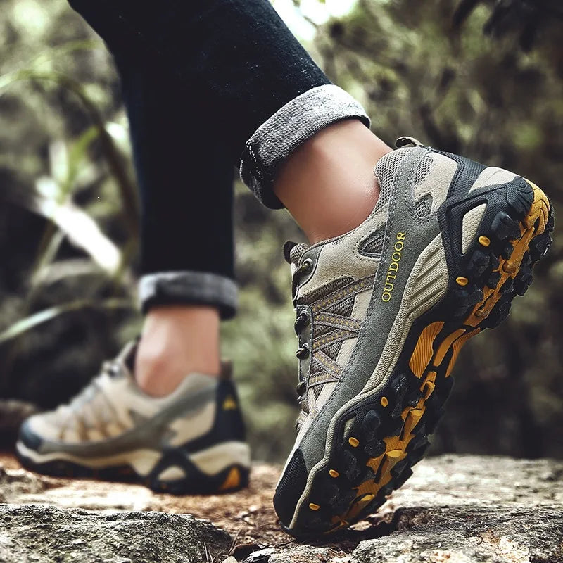 Men's Women's Hiking Shoes Outdoor Trekking Lightweight Cushioning Wading Trail Running Walking Shoes Sports Tourist Footwear