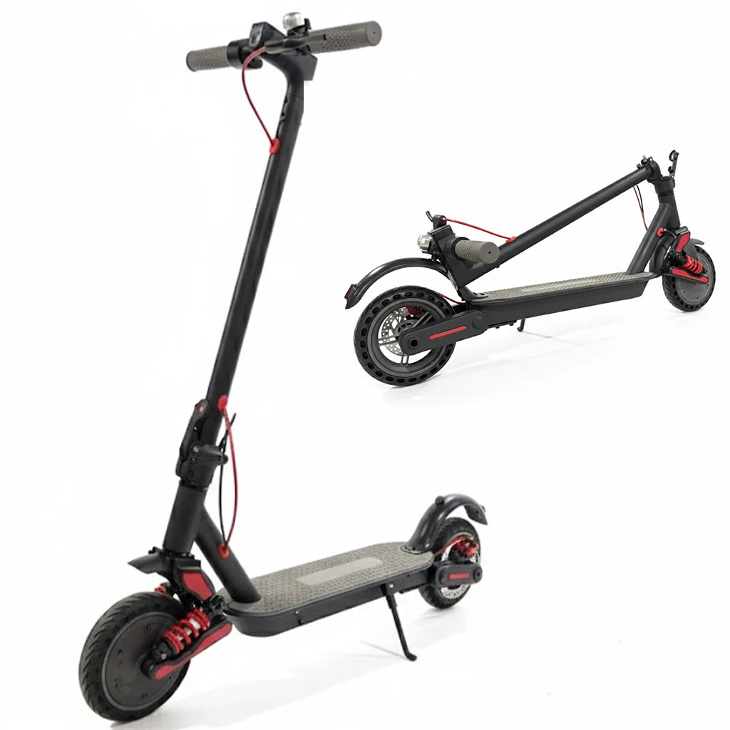 36V 500W  Electric Scooter Adults 8.5" Tires SingleMotor Foldable E-Scooter for Adults with Cruise Control Double Braking System