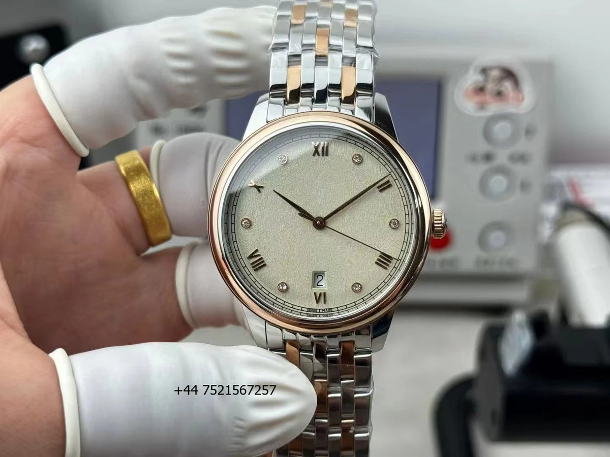 Men's Women's Universal Automatic Mechanical Watch Stainless Steel Water Resistant Diver Antique Calendar Elegant High Quality
