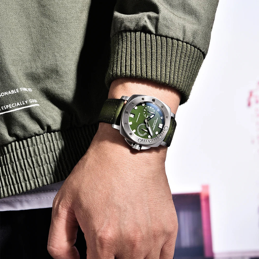 PAGANI DESIGN Luxury Diving Machinery Fully Automatic Men's Watch Stainless Steel Luminous Sapphire Glass Men's Sports Watch