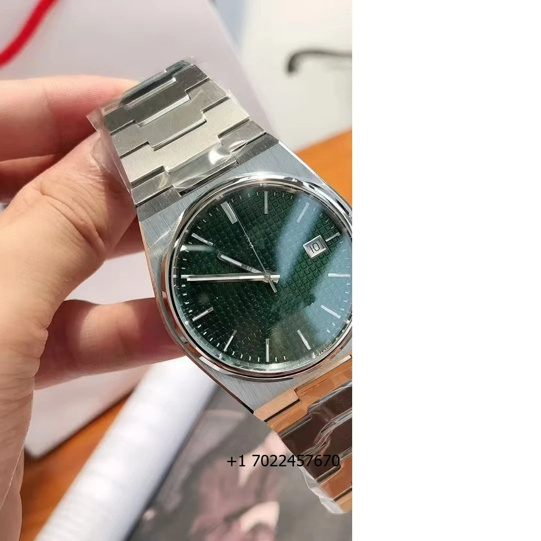 Factory Direct Customized Unisex Stainless Steel Mechanical Wristwatch 40mm Sapphire Crystal Fashion Business Style Waterproof