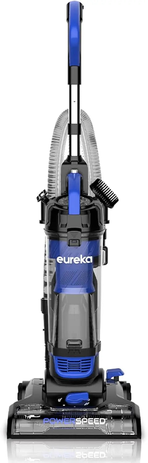 Lightweight Powerful Upright Vacuum Cleaner for Carpet and Hard Floor, PowerSpeed, New Model Blue/Black
