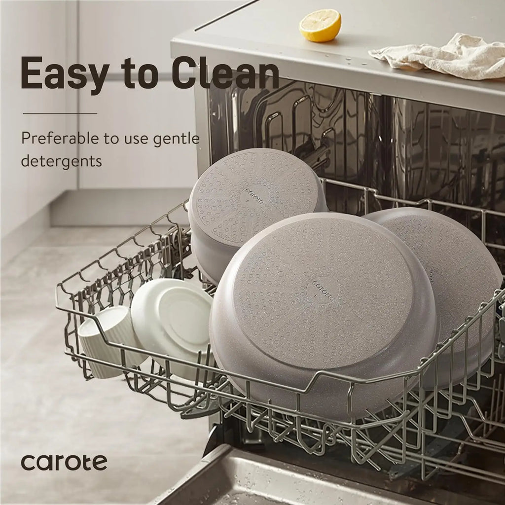 Pots and Pans Set Non Stick, Nonstick Cookware Set Detachable Handle, Induction Kitchen Cooking Sets with Removable