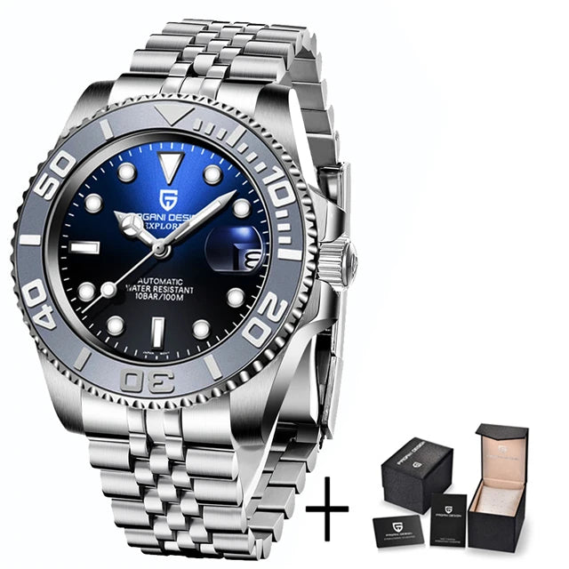2026 New PAGANI DESIGN PD-1651 V3 Men Mechanical Watch Luxury Sapphire Glass Automatic Watch 40MM Stainless Steel Watch for Men