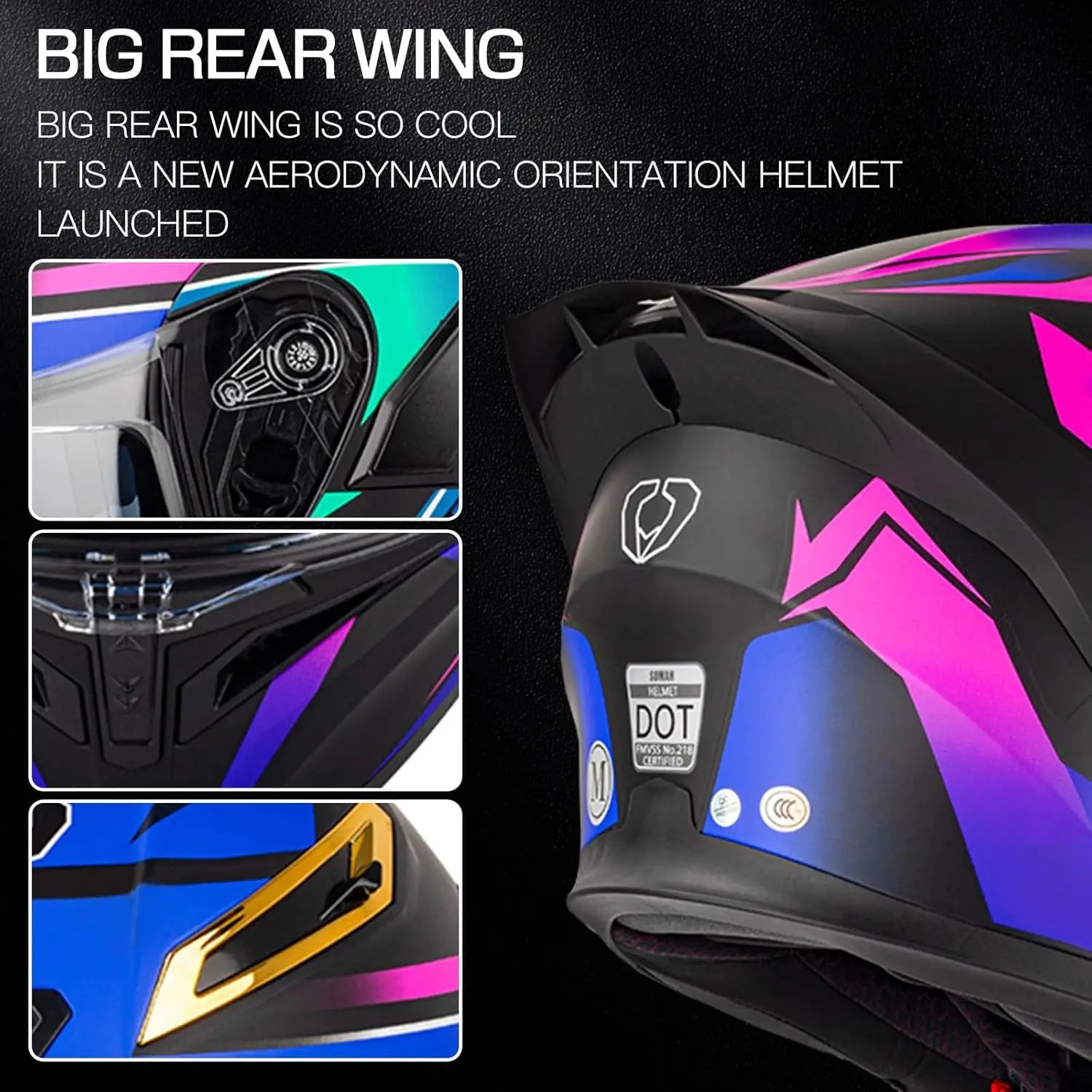 Bluetooth Modular Motorcycle Helmet DOT Certified Flip Up Full Face Integrated Anti-Fog Dual Mask Helmet Street Motorcycle Helme