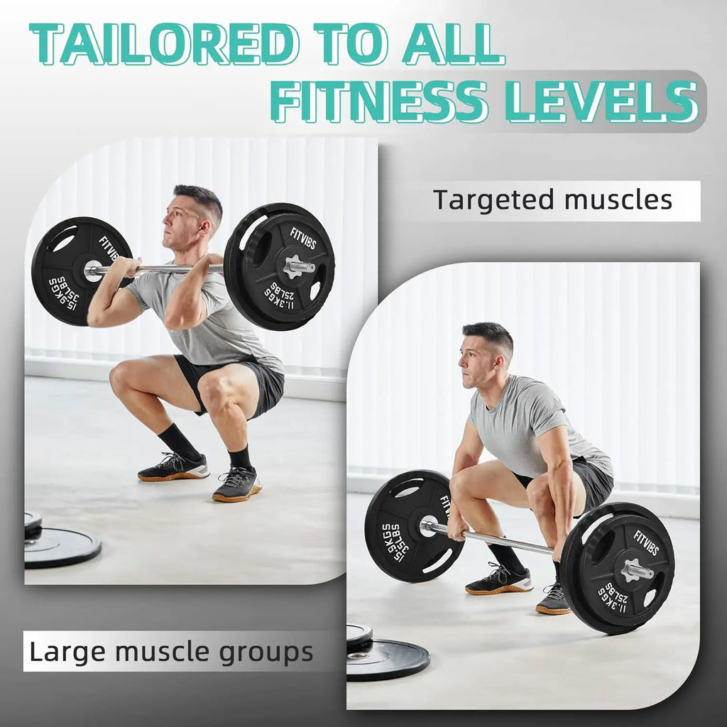 95-Pound Cast Iron Weight Set with 5FT Barbell Bar, Star Locks, and Multiple Plates for Home Gym