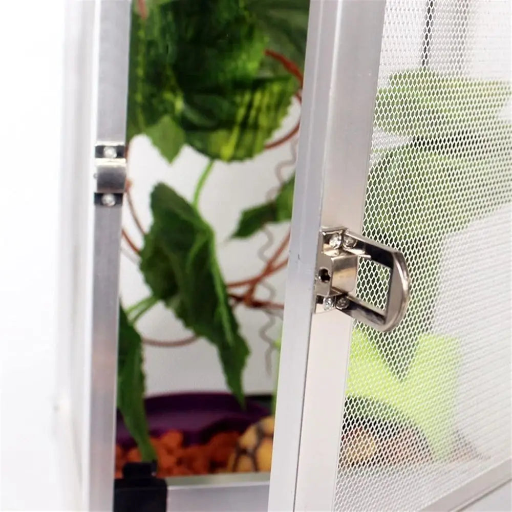 Indoor Ventilated Reptile Habitat for Chameleons, Lizards, and Snakes - Ideal Breeding Enclosure