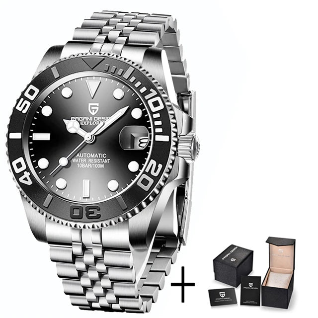 2026 New PAGANI DESIGN PD-1651 V3 Men Mechanical Watch Luxury Sapphire Glass Automatic Watch 40MM Stainless Steel Watch for Men