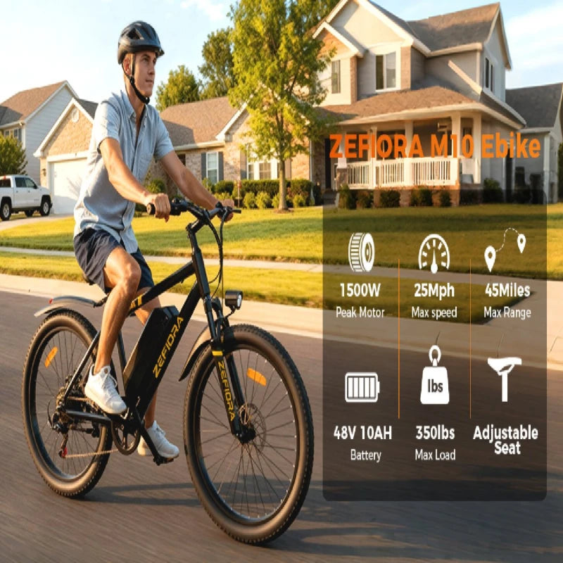 Electric Scooter Adult 1000w 14 26 Inch 30-50mph 30-60miles 48v 10ah 15ah 17.5a Removable Battery,factory Original Electric Bike