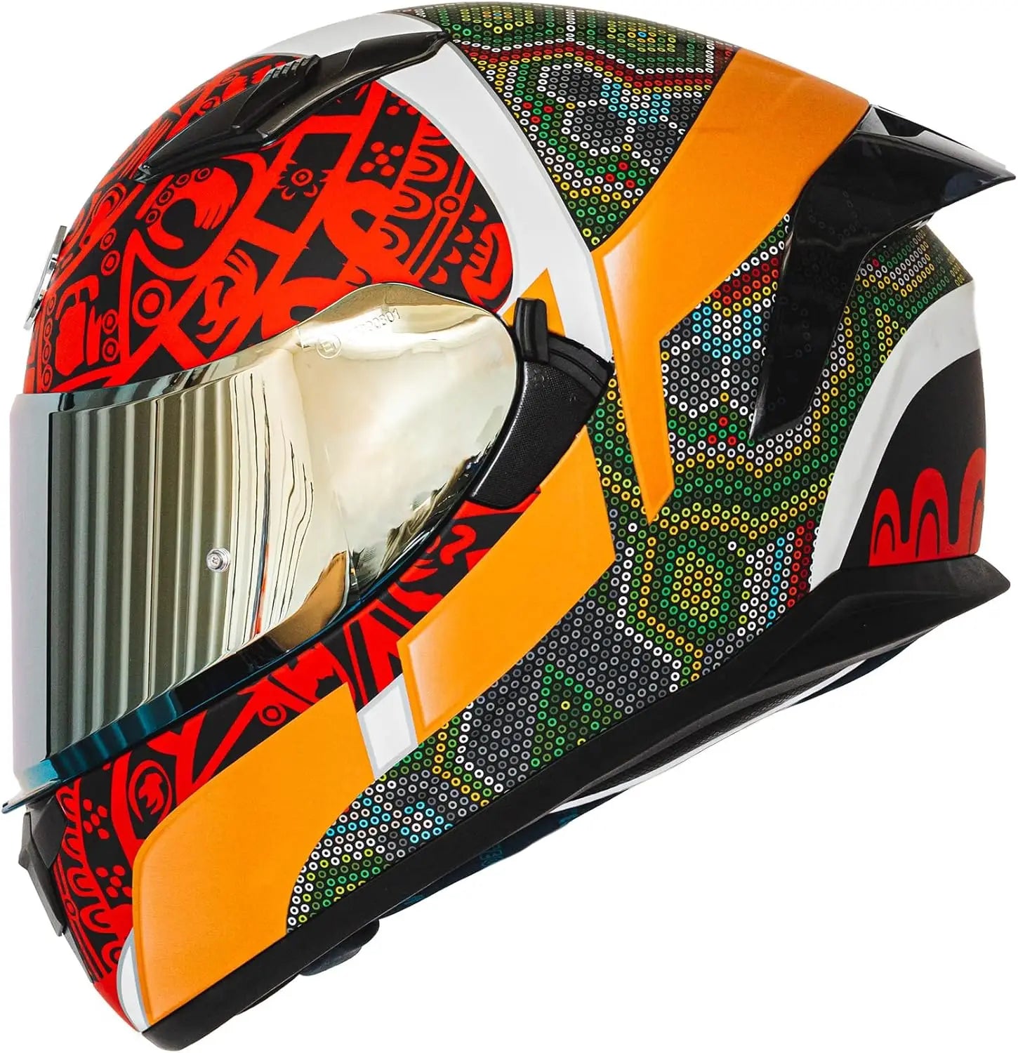 Obsidian Full Face Dual Visor Adult Motorcycle Helmet for Motorbike Street Bike with Pinlock Ready DOT Approved HUICHIOL Green X