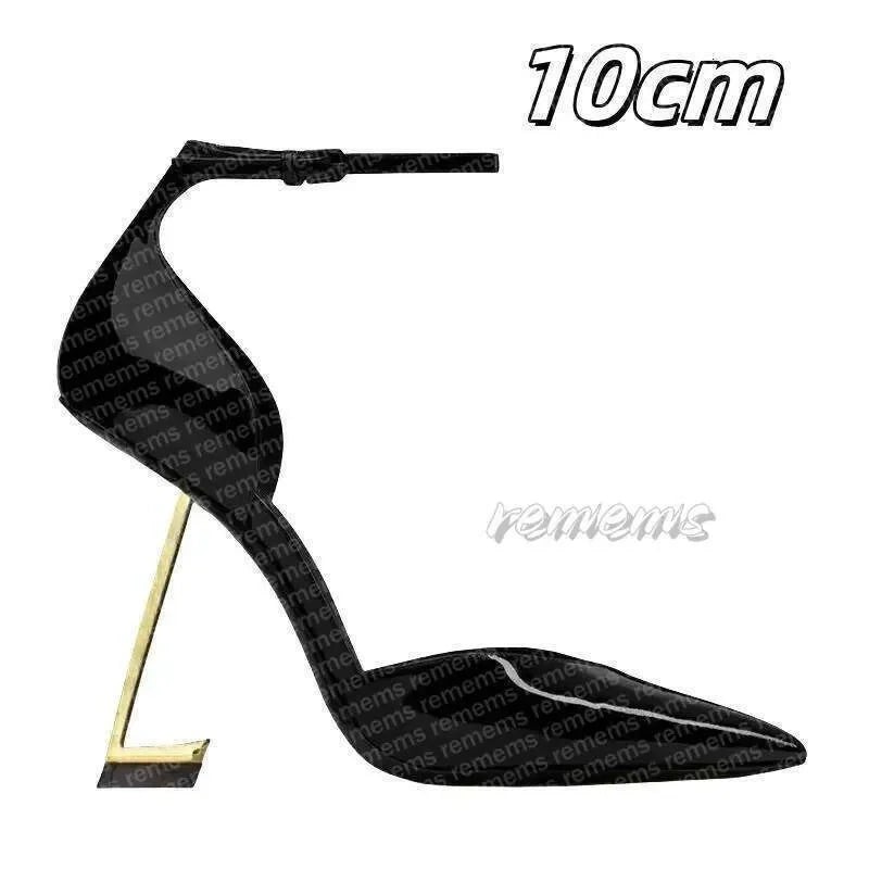 Designers' high heels, women's fishmouth, thin slippers, letters and empty high-heeled sandals, pointed shoes. size 35-41 000