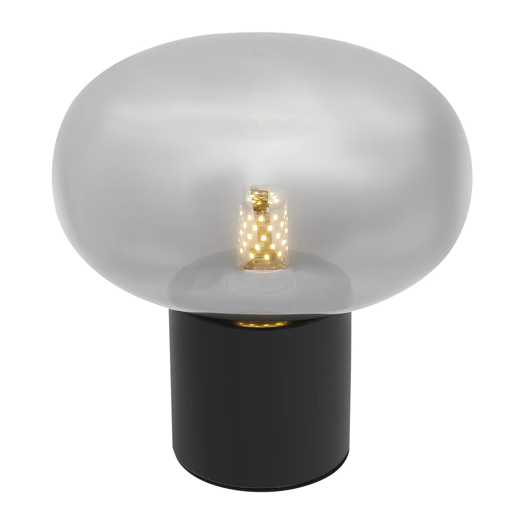 Art Decorative Bedside Table Lamp Simple Nightstand Lamp Mushroom Table Lamp for Living Rooms Dining Rooms Bedrooms Entrances