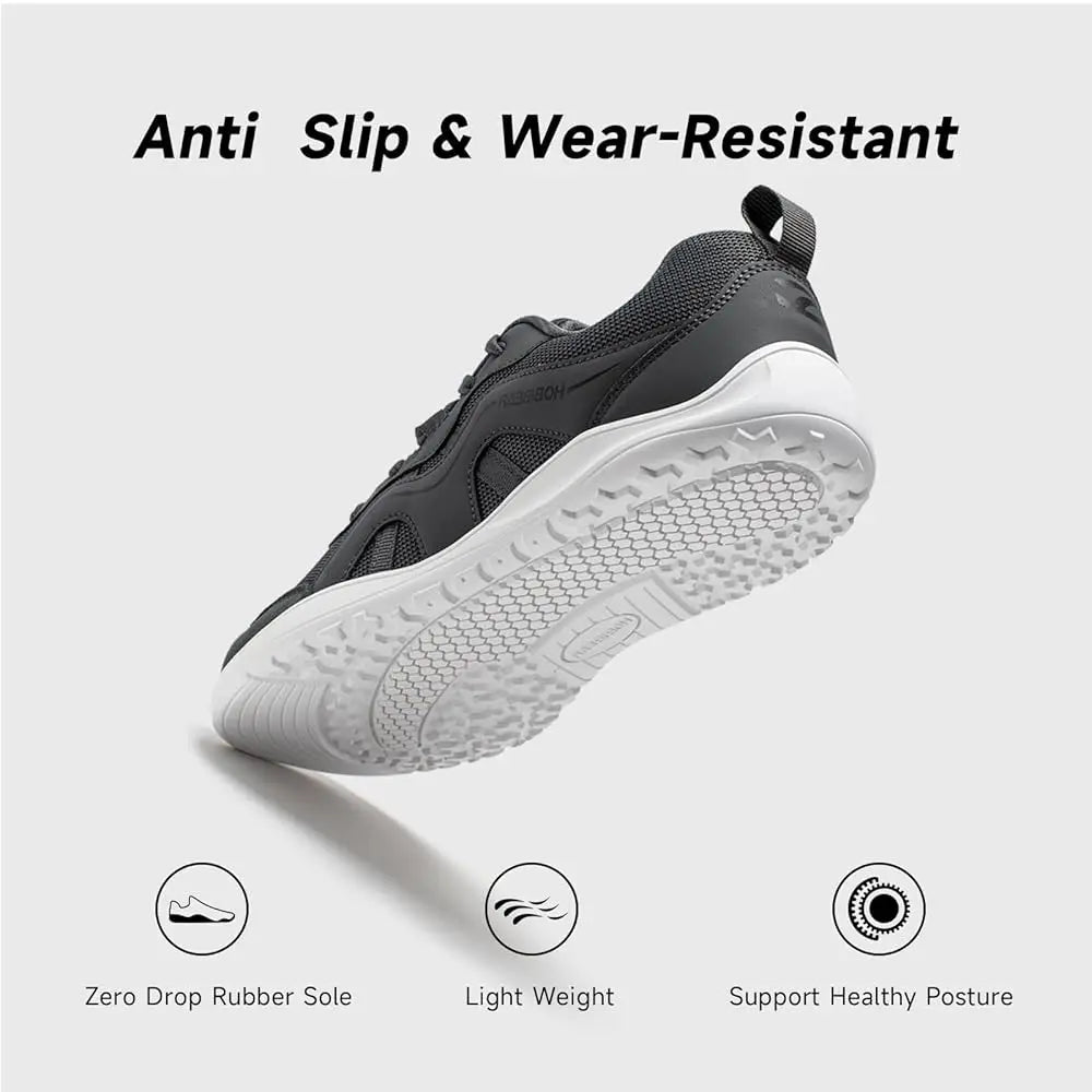 Men's Wide Toe Box Barefoot Sneakers | Zero Drop | Lightweight Walking Shoes