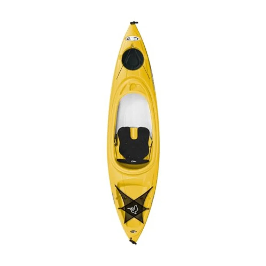 10ft Lightweight Sit-in Recreational Kayak for Outdoor Water Sports - Maxim 100X - Durable Material - Black Design - Ideal for