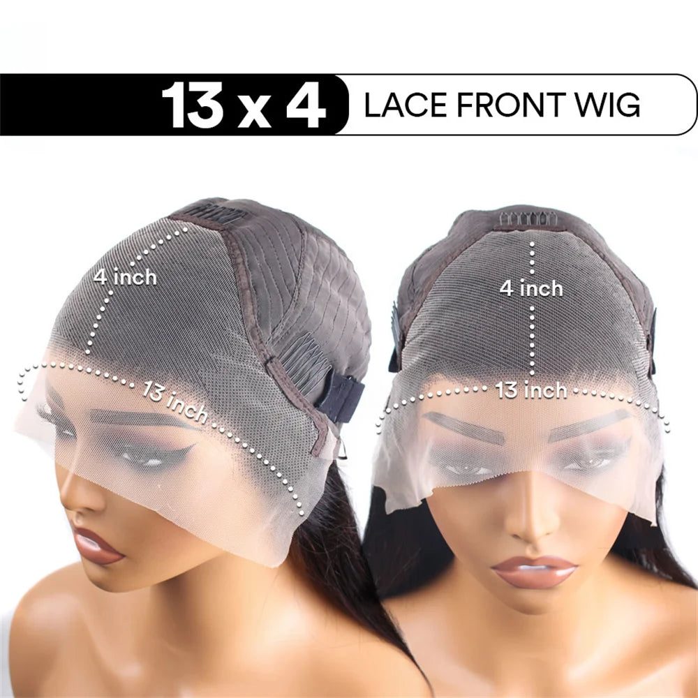 210 Density Body Wave Human Hair Wigs 4/27 Highlight 13x6 Lace Frontal Wig Human Hair Pre plucke Brazilian Lace Wig For Women