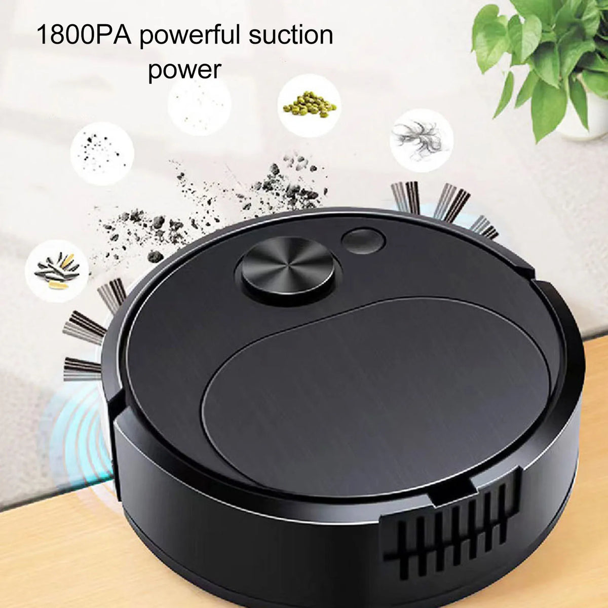 Automatic Vacuum Cleaner Mop Intelligent Sweeping Robot Low Noise Multi Functional Rechargeable Efficient for Office for Stain