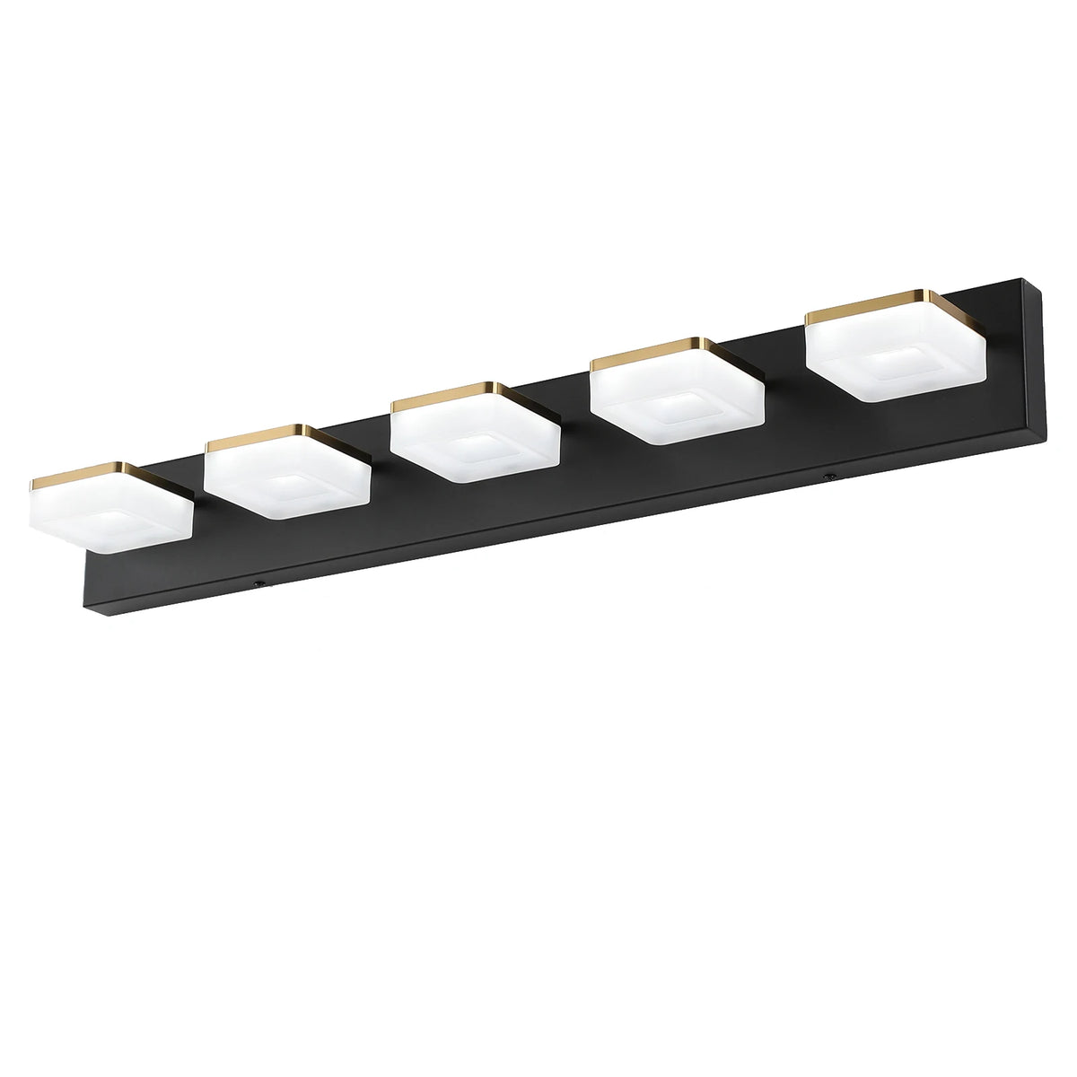 5 - Lamp Vanity Mirror Light For Bathroom, 5500K Acrylic Lampshade, Rust - Proof Frame, Energy - Saving LED Light