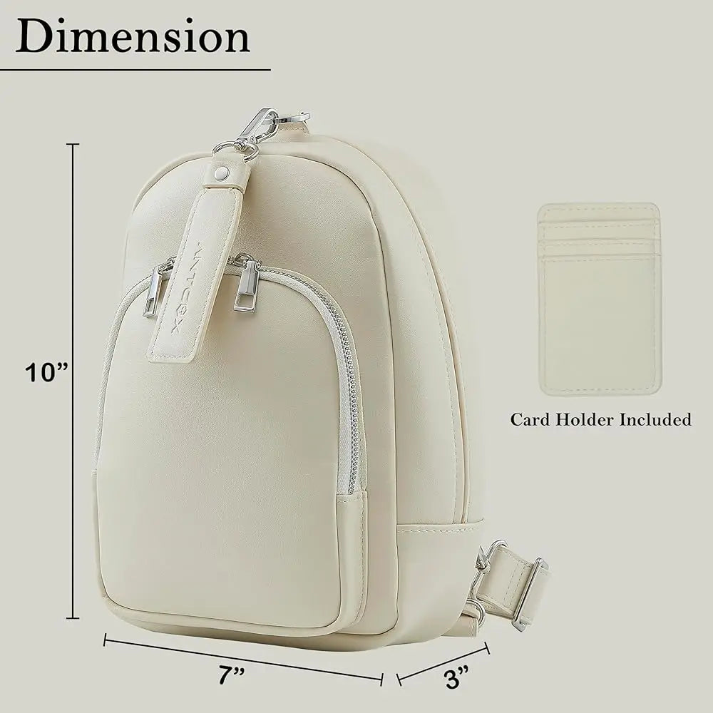 CCW Sling bag for Women & Men-Magnetic closure Cusual EDC bag with fast access-Concealed carry crossbody bag for Women & Men-