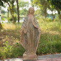 Virgin Mary Garden Statue Outdoor H31” Blessed Catholic Saint Mother of God Large Holy Madonna Resin Religious Sculpture Yard Ou
