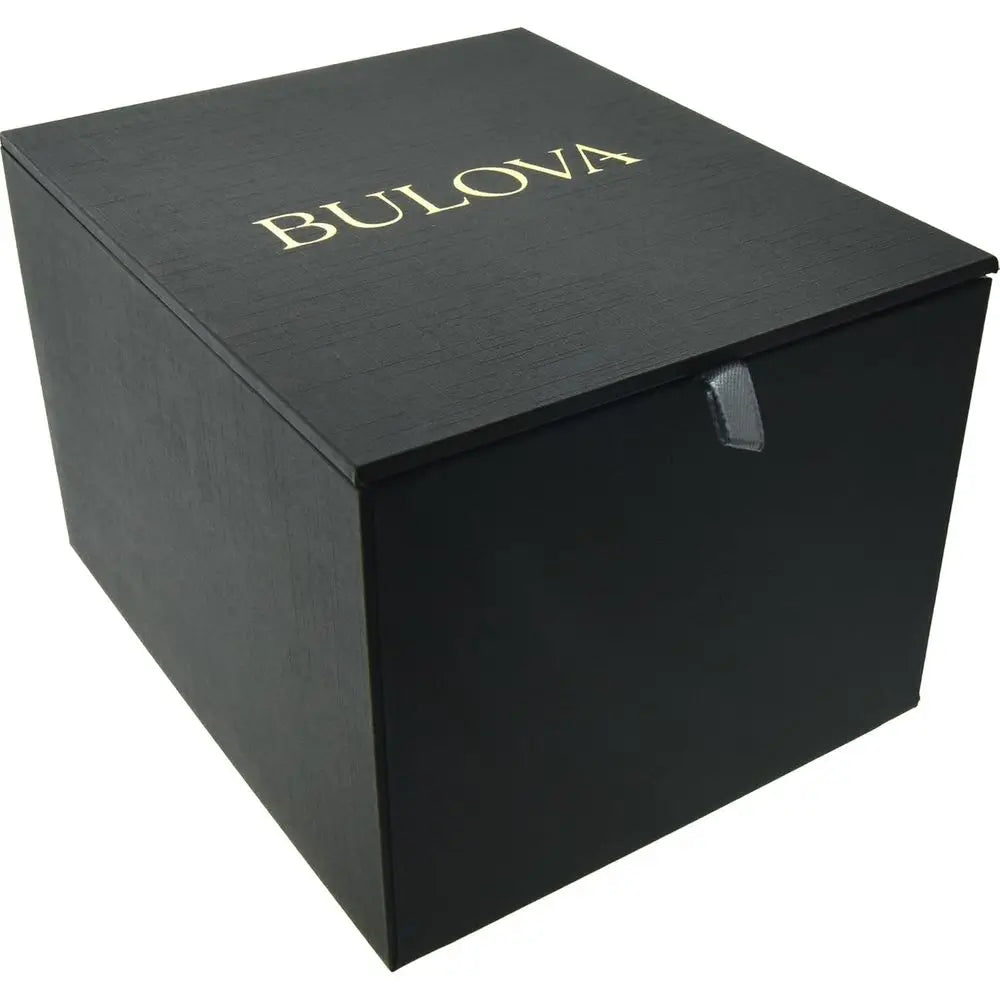 Bulova Ladies DrClassic Diamond 3-Hand Quartz Watch, StainlSteel Bracelet, 26x35mm Case