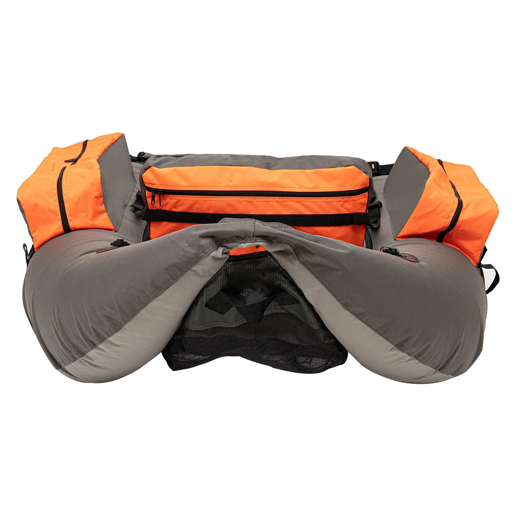 Outdoor Fishing Inflatable Boat Raft with Pump Adjustable Backrest 130kg Load Capacity for Lakes Rivers