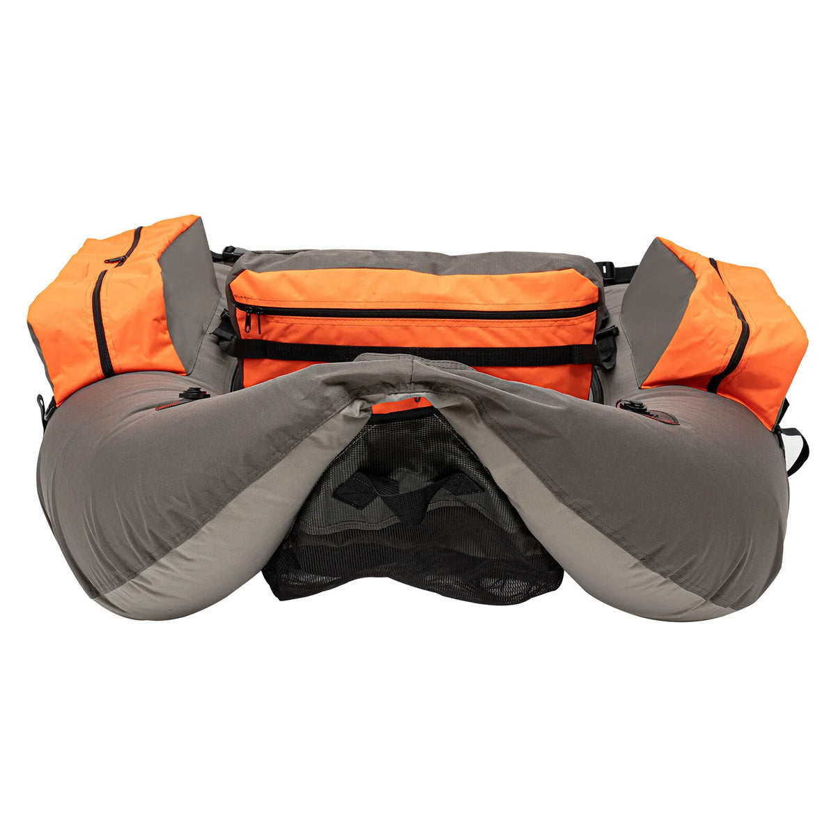 Outdoor Fishing Inflatable Boat Raft with Pump Adjustable Backrest 130kg Load Capacity for Lakes Rivers