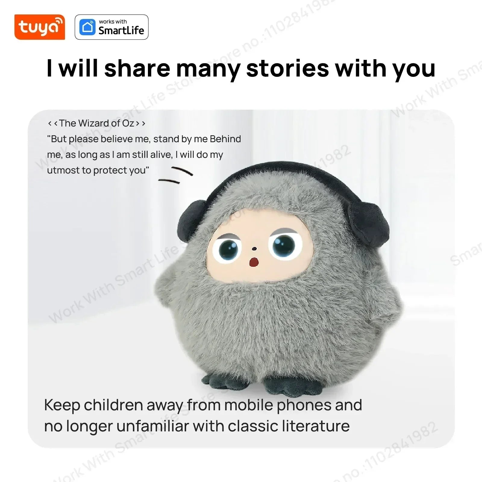 Smart Voice & LED Eyes, Tuya App Rechargeable E-Pet, Interactive Companion for Kids/Adults, Gift-Ready Top Gift Choice Hot Sale