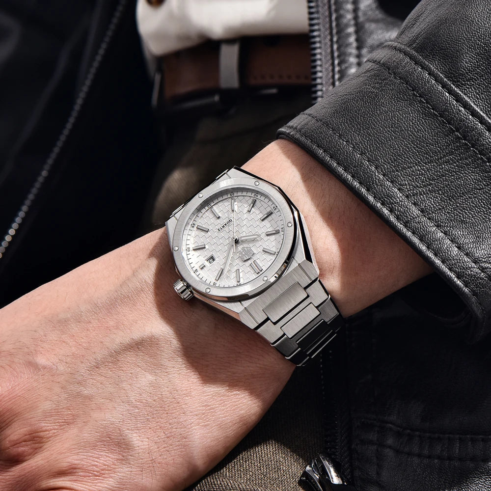 2026 New RollsTimi Men's Quartz Watches Top Brand Luxury Man Sports Watch For Men AR Sapphire Mirror Stainless Steel Waterproof