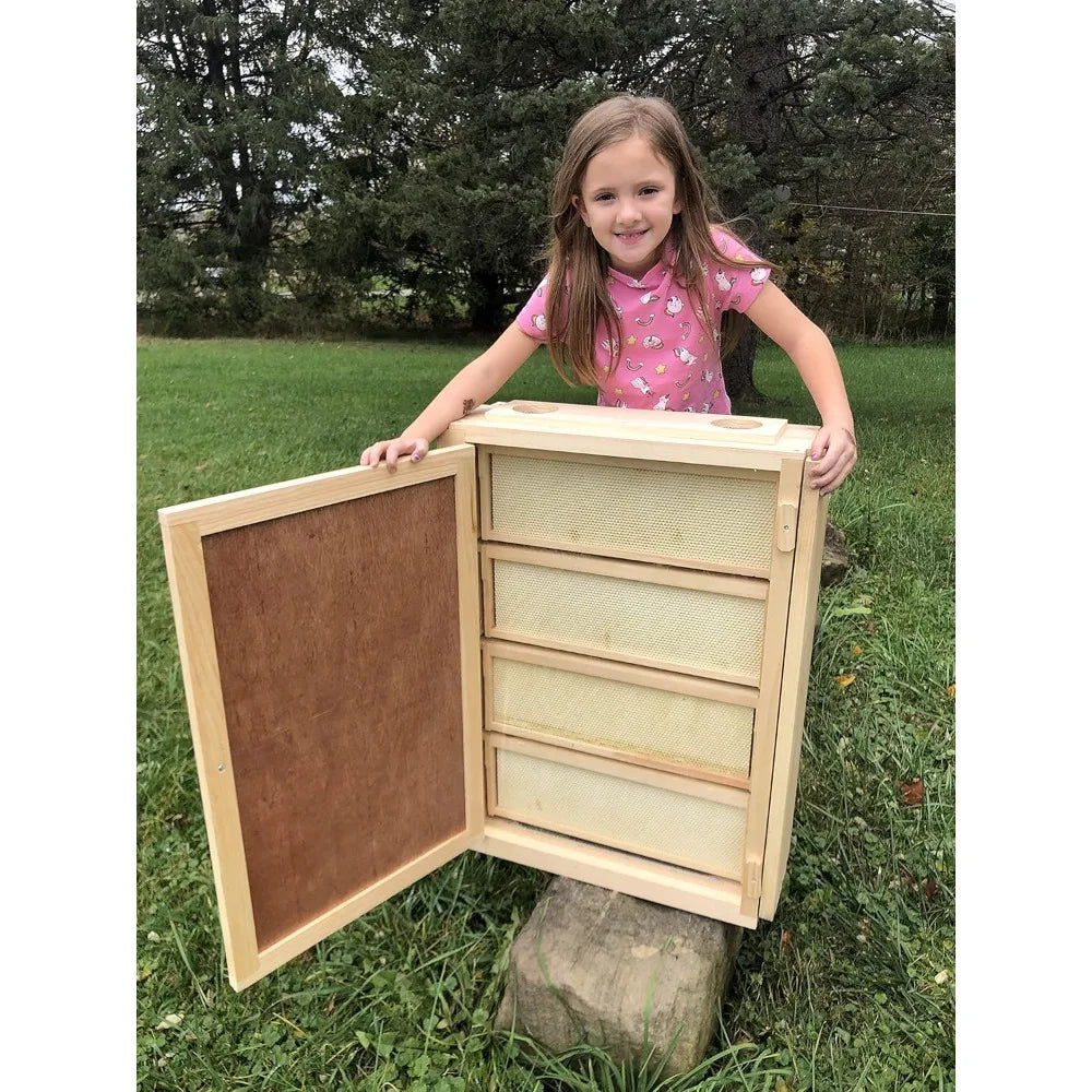 Holds 12 Medium Frames with Double-side Plexi glass doors Fully Assembled FRAMES NOT INCLUDED