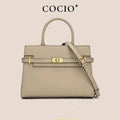 Lanjia COCIO Leather Shoulder - Handheld Bag for Women, High Quality Solid Color