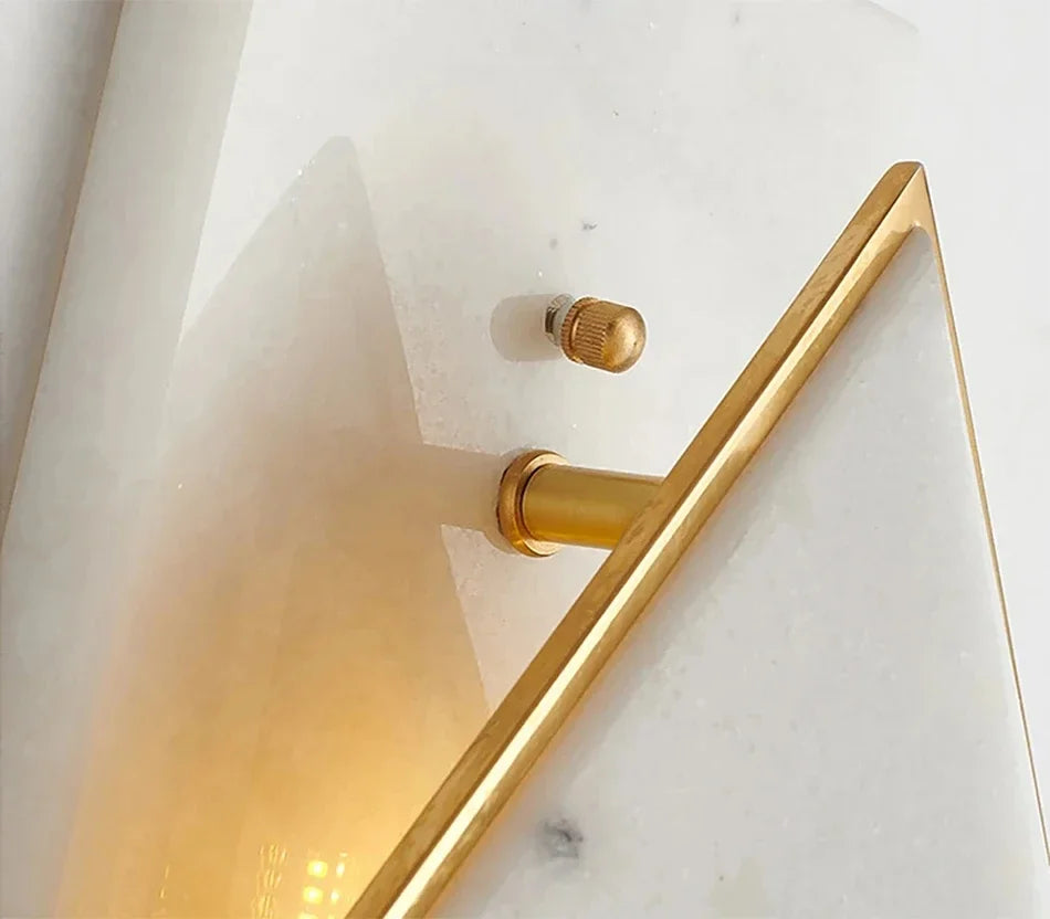 Led Wall Lamps Minimalist Creative Diamond Marble Lighting Device Hotel Cafe Restaurant Home Decor Interior Lighting