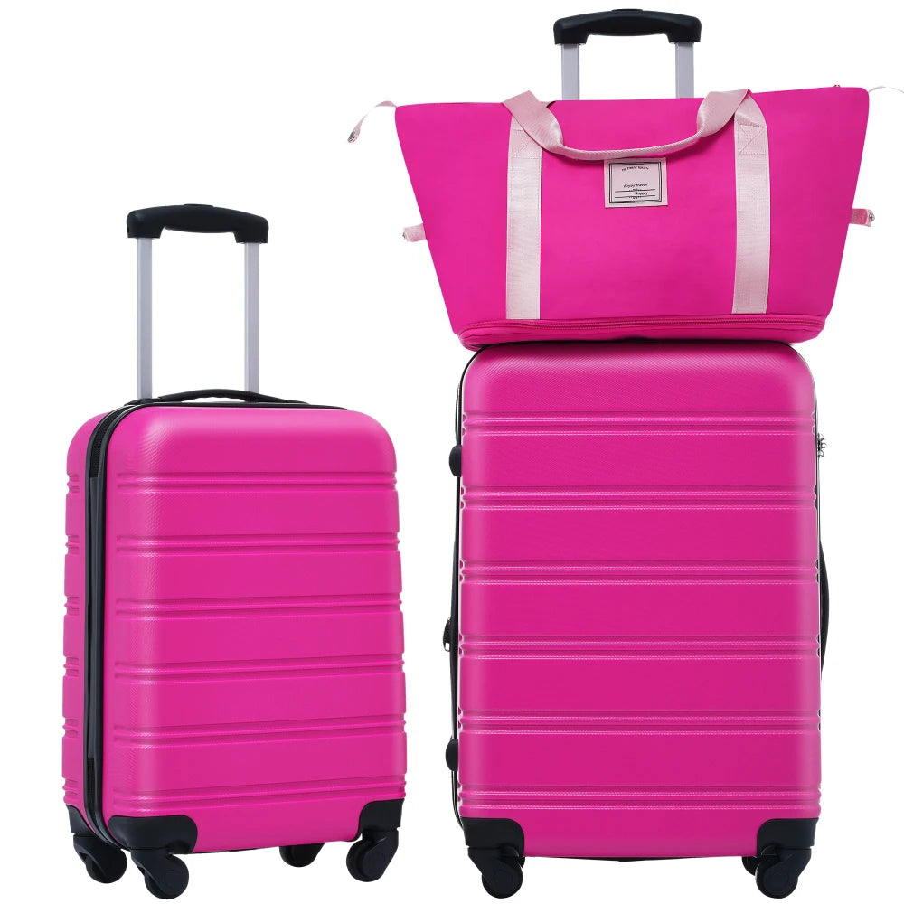 Lightweight Hardshell Luggage Set 2-Piece, 20/24 Inch Spinner with TSA Lock, Ideal for Travel & Weekend Trips