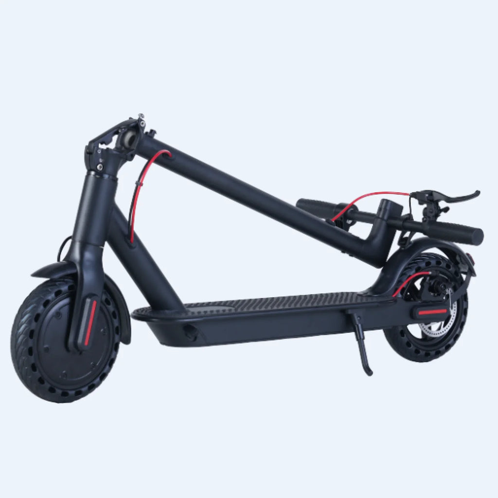 8.5" Solid Tires Electric Scooter 350W 19 MPH Long-Range Portable Foldable Commuting Scooter for Adults with Smart App E Scooter